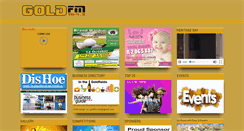 Desktop Screenshot of goldfm.co.za